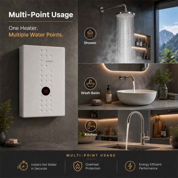 Veito Flow E - 10/12kW - Instant Water Heater