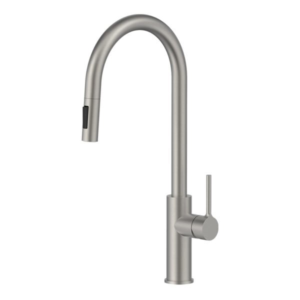 IFOC 1203-SS - Curved Spout Sink Mixer
