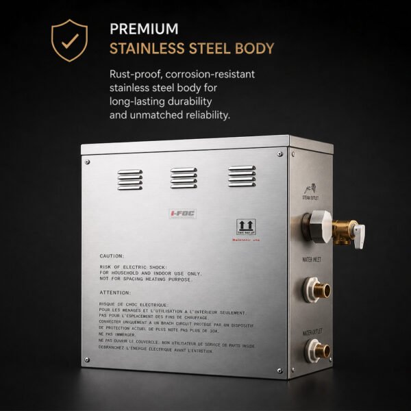 TS160 – 6.5kW | Advanced Steam Bath Generator